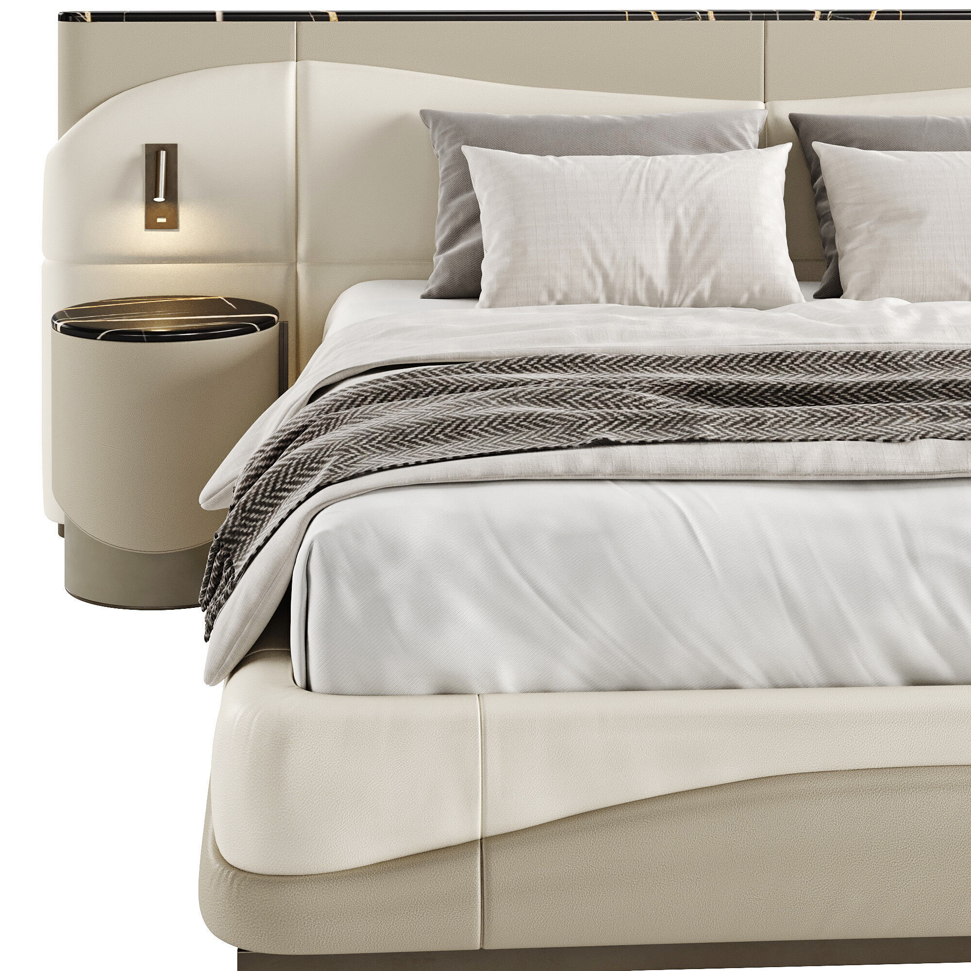 Bed Clori 3D model_3