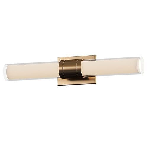  Porta - aged brass and opal rechargeable table lamp 3D model