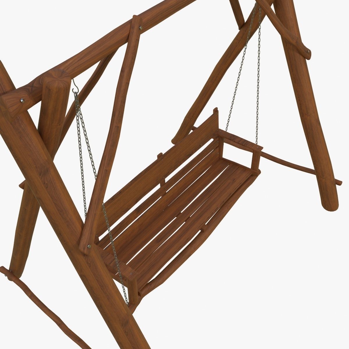 Garden swing 3D model_5