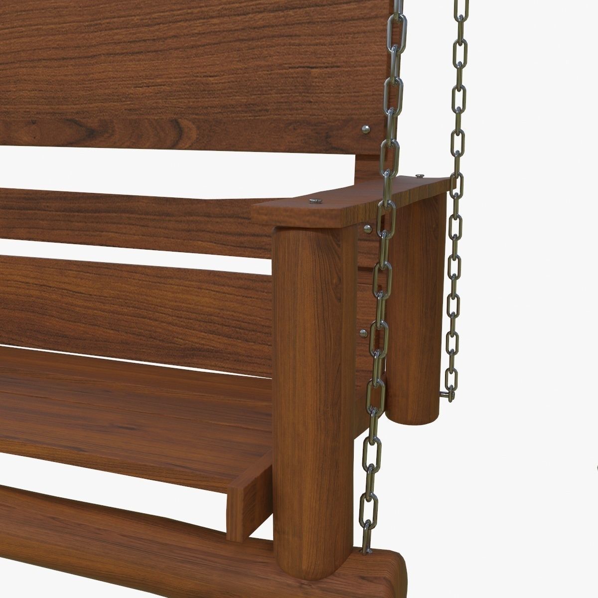 Garden swing 3D model_3