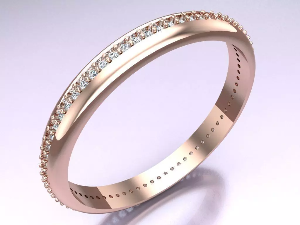 Diamond Ring - Womens Rings - N817249 3D print model