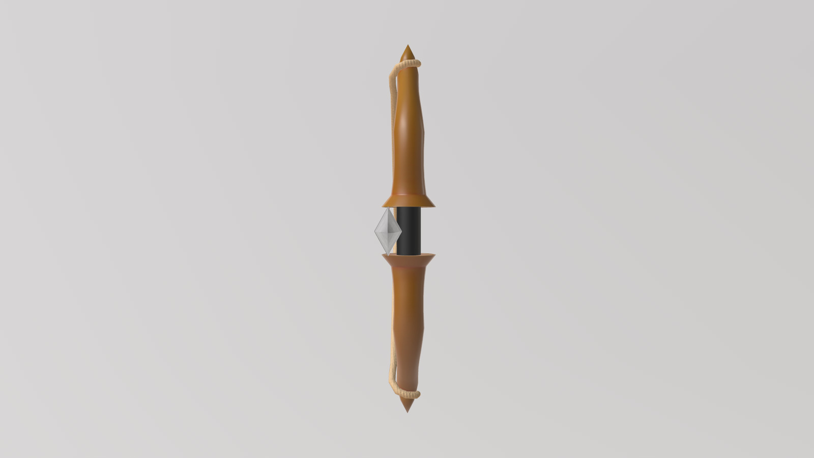Stylized Low-Poly Bow and Arrow Low-poly 3D model_8