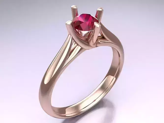 Diamond Ring - Womens Rings - N817447 3D print model