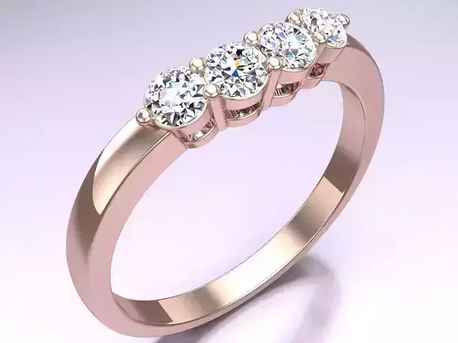 Diamond Ring - Womens Rings - N819224 3D print model
