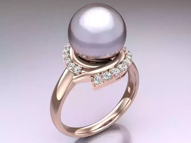 Pearl Ring - Womens Rings  - N819330