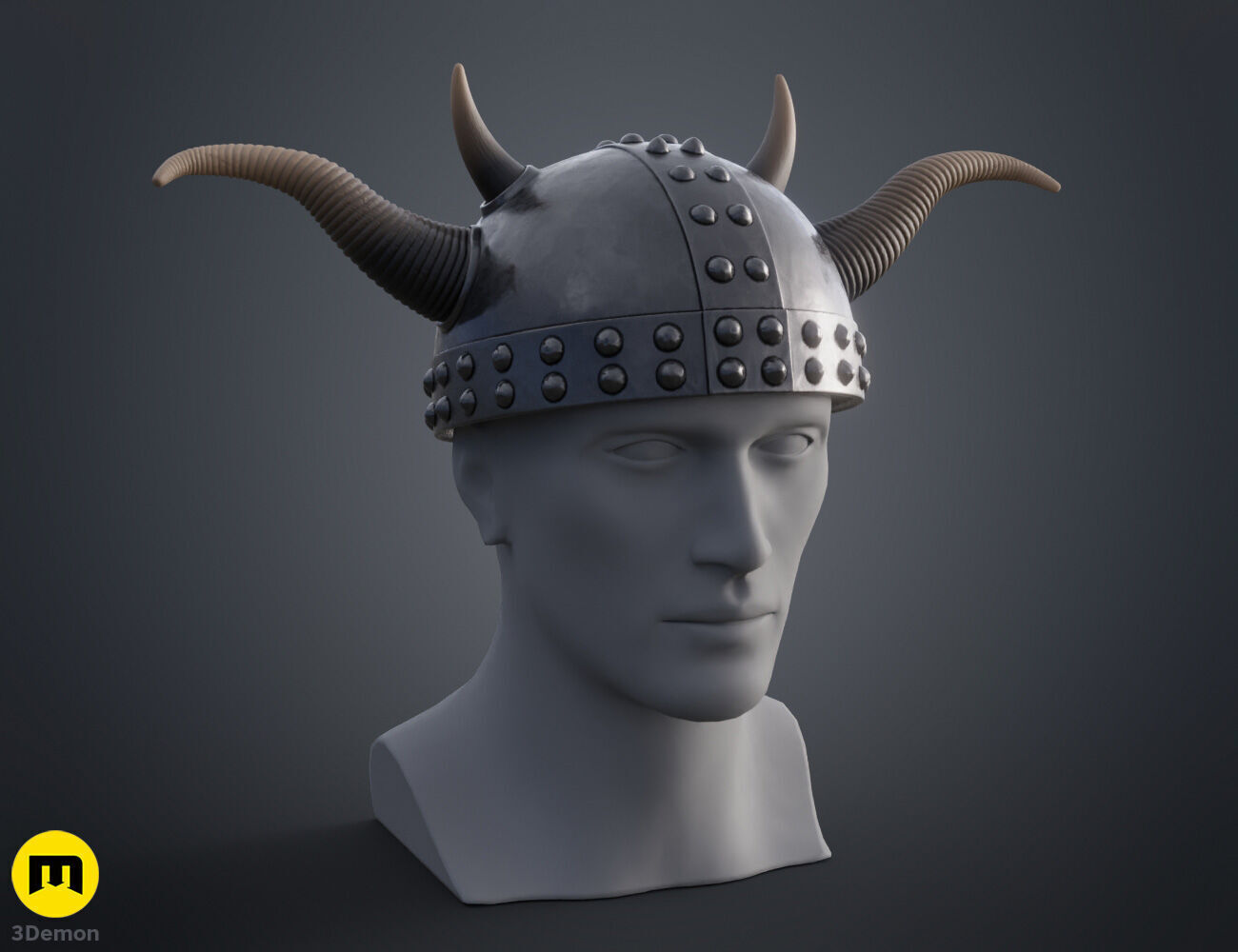 Ruffnut Helmet - How To Train Your Dragon 3D print model_3