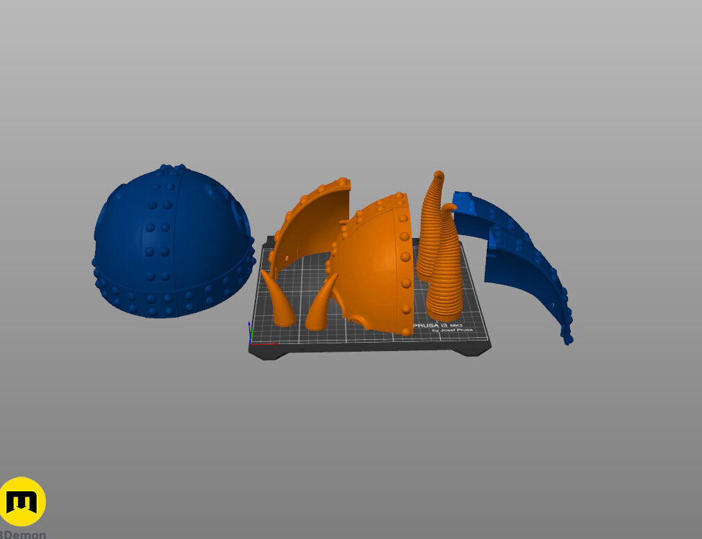 Ruffnut Helmet - How To Train Your Dragon 3D print model_5