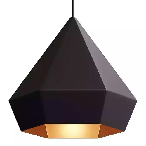  Rose Gold Cohan Single Light Metal Dimmable Pendant