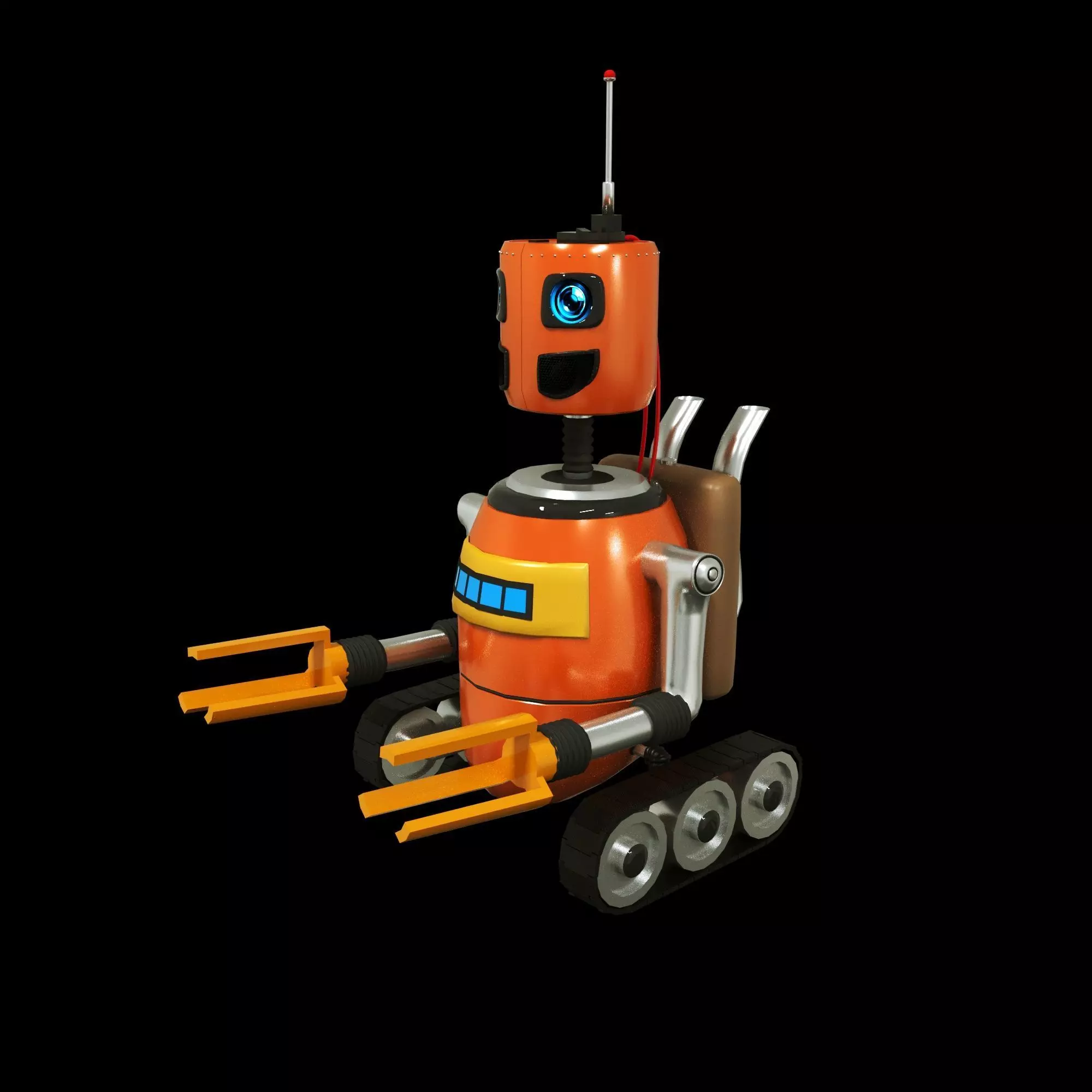 Robot loader 3D model_0