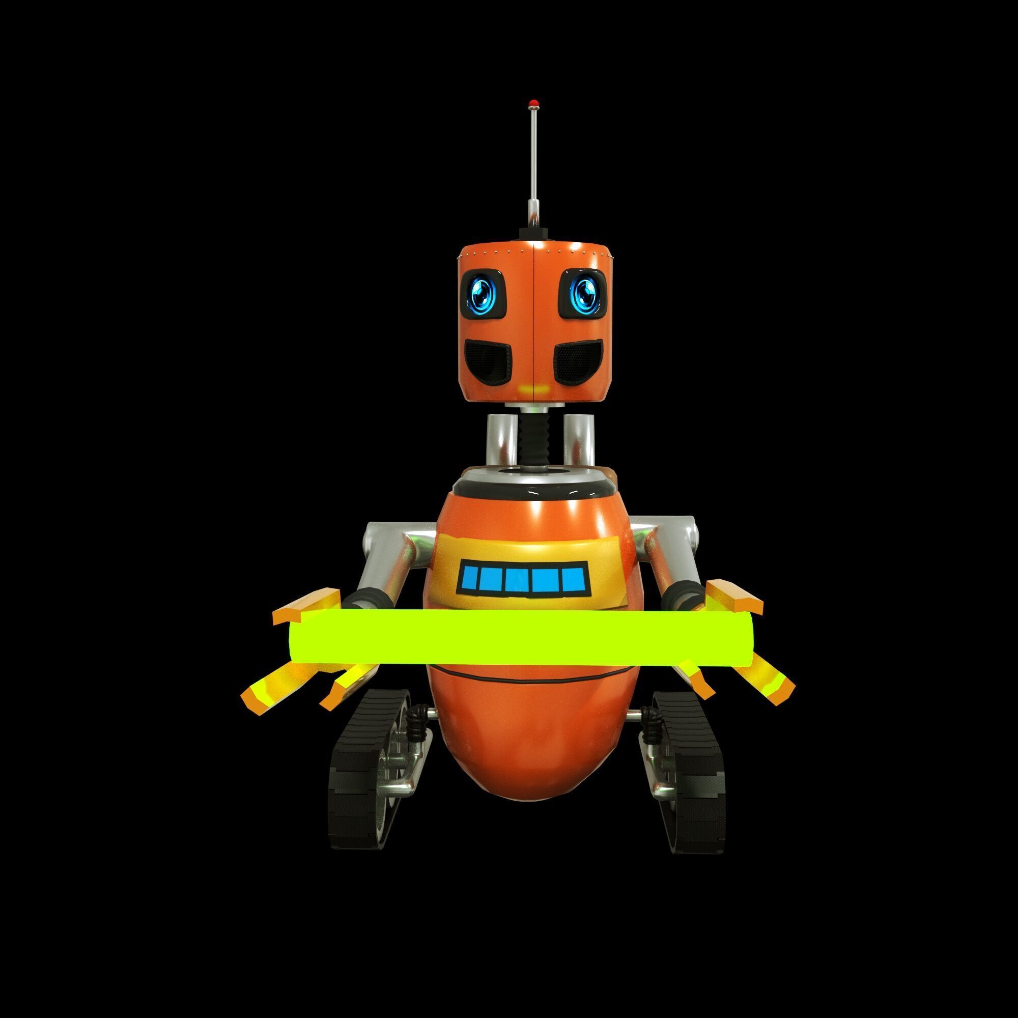 Robot loader 3D model_2
