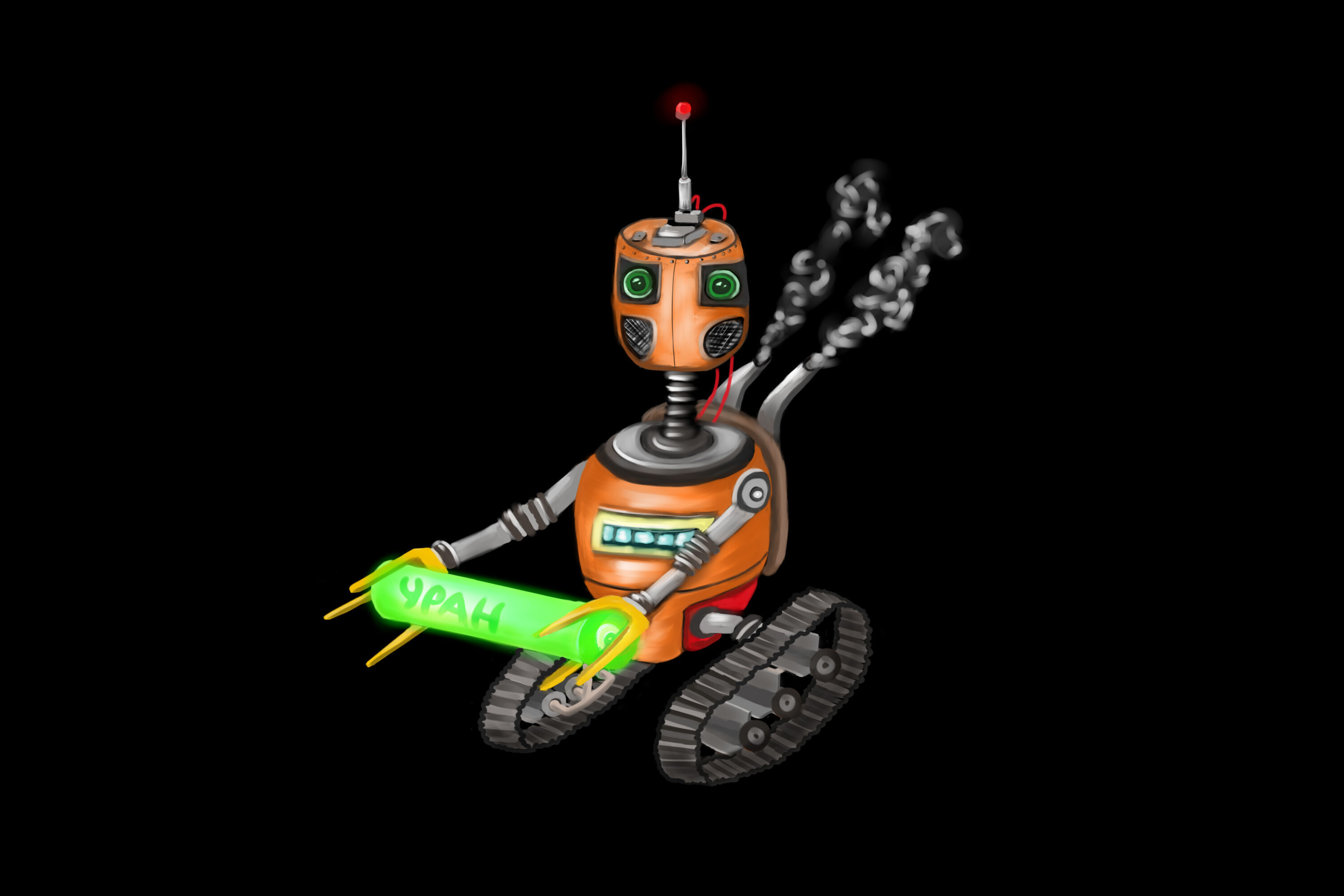 Robot loader 3D model_9