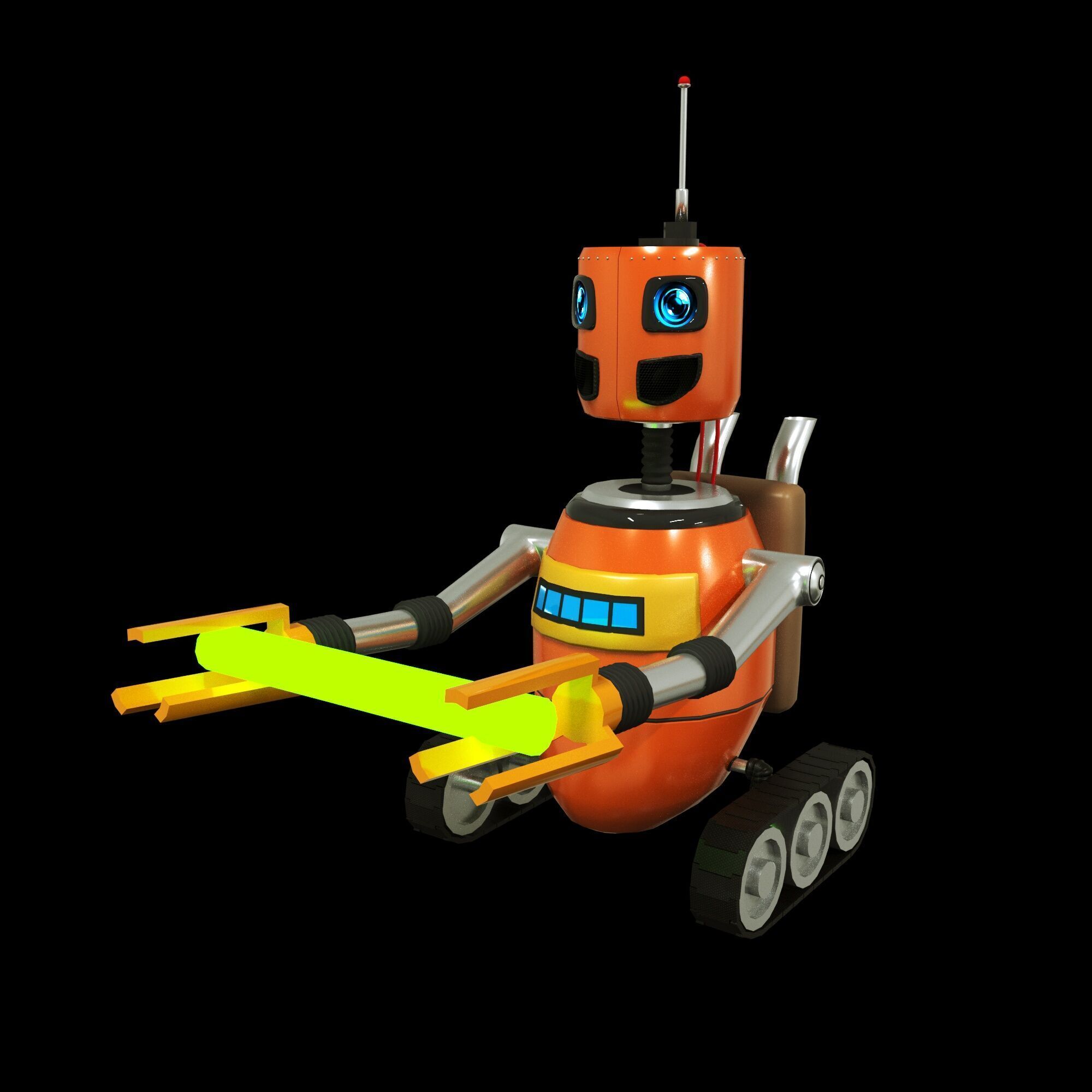 Robot loader 3D model_1