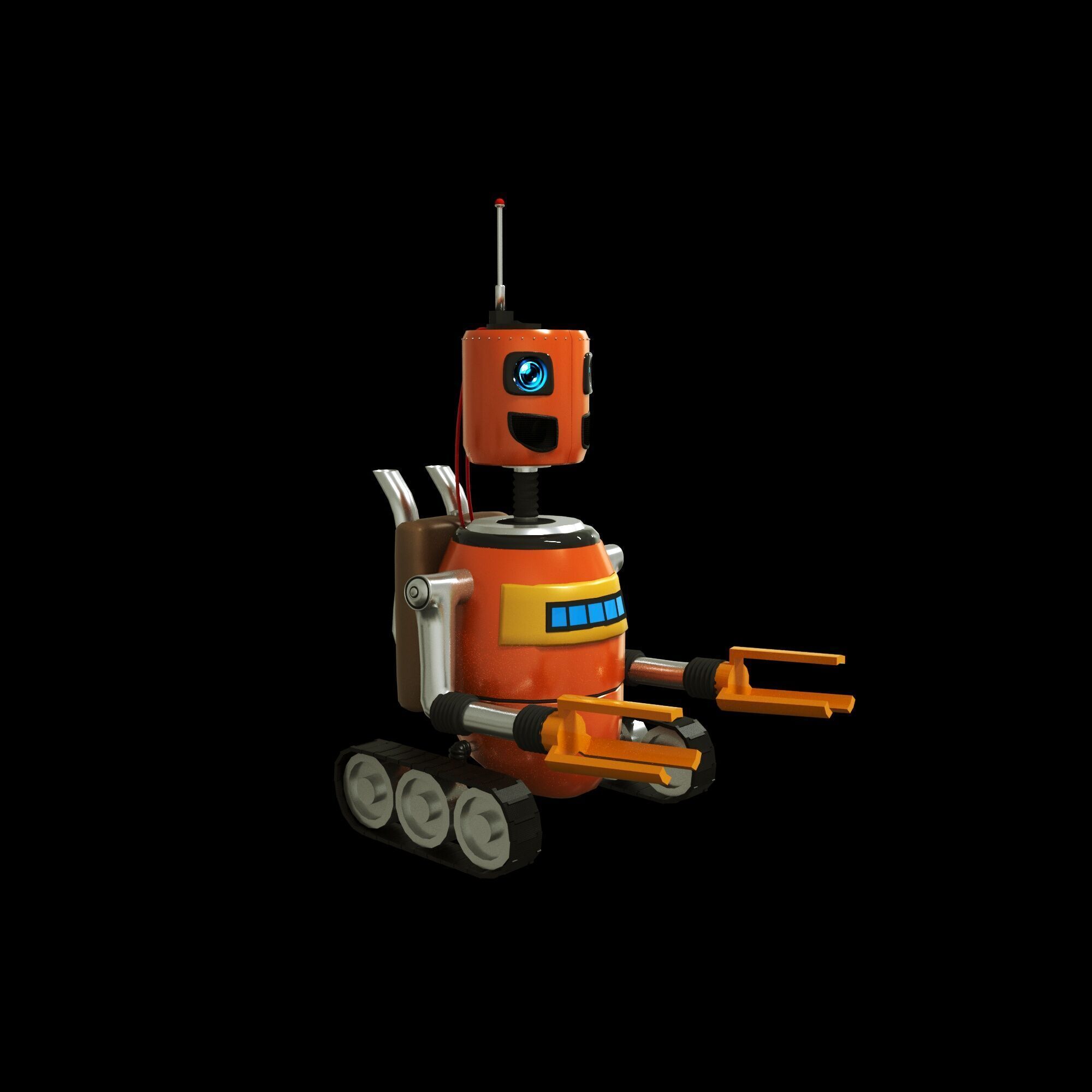 Robot loader 3D model_6