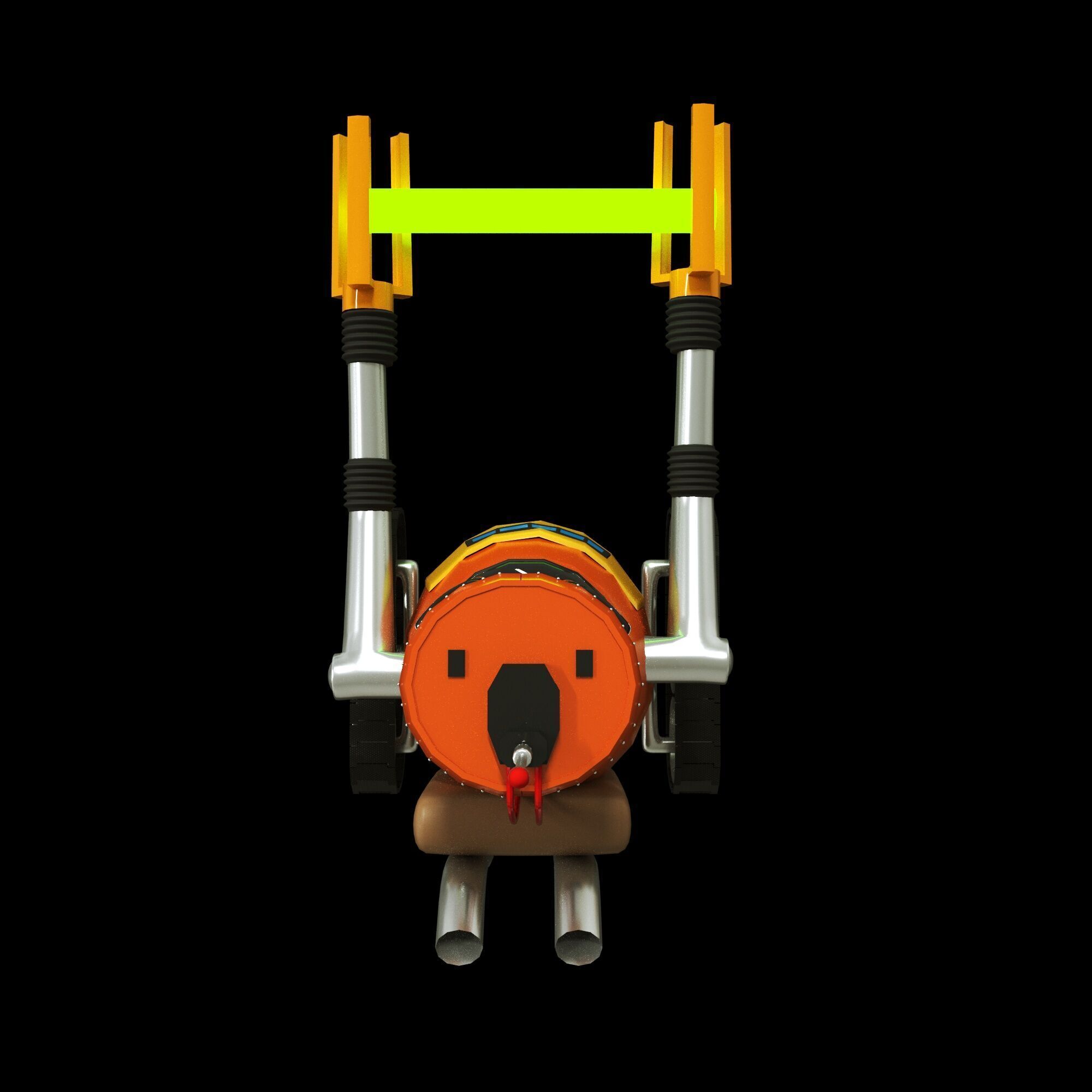 Robot loader 3D model_4