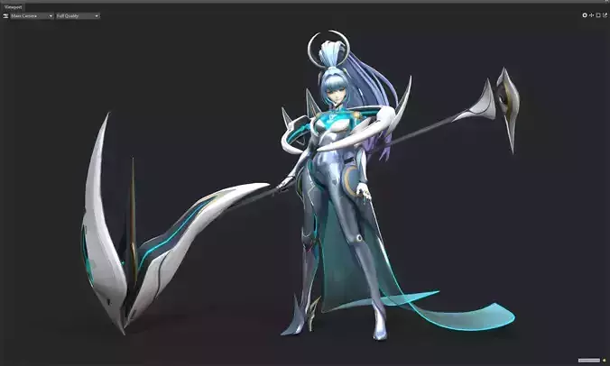 Future female sickle warrior