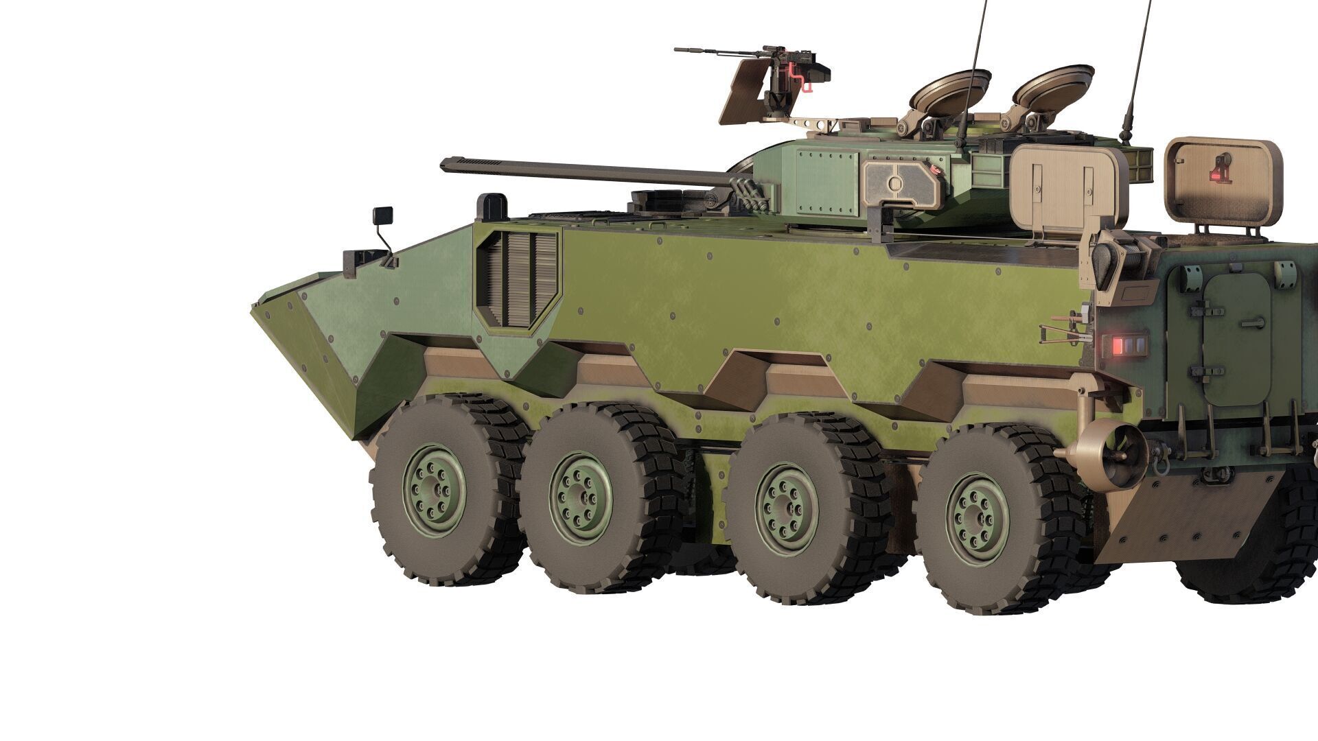 MILITARY INFANTRY VEHICLE 8X8 3D model_6