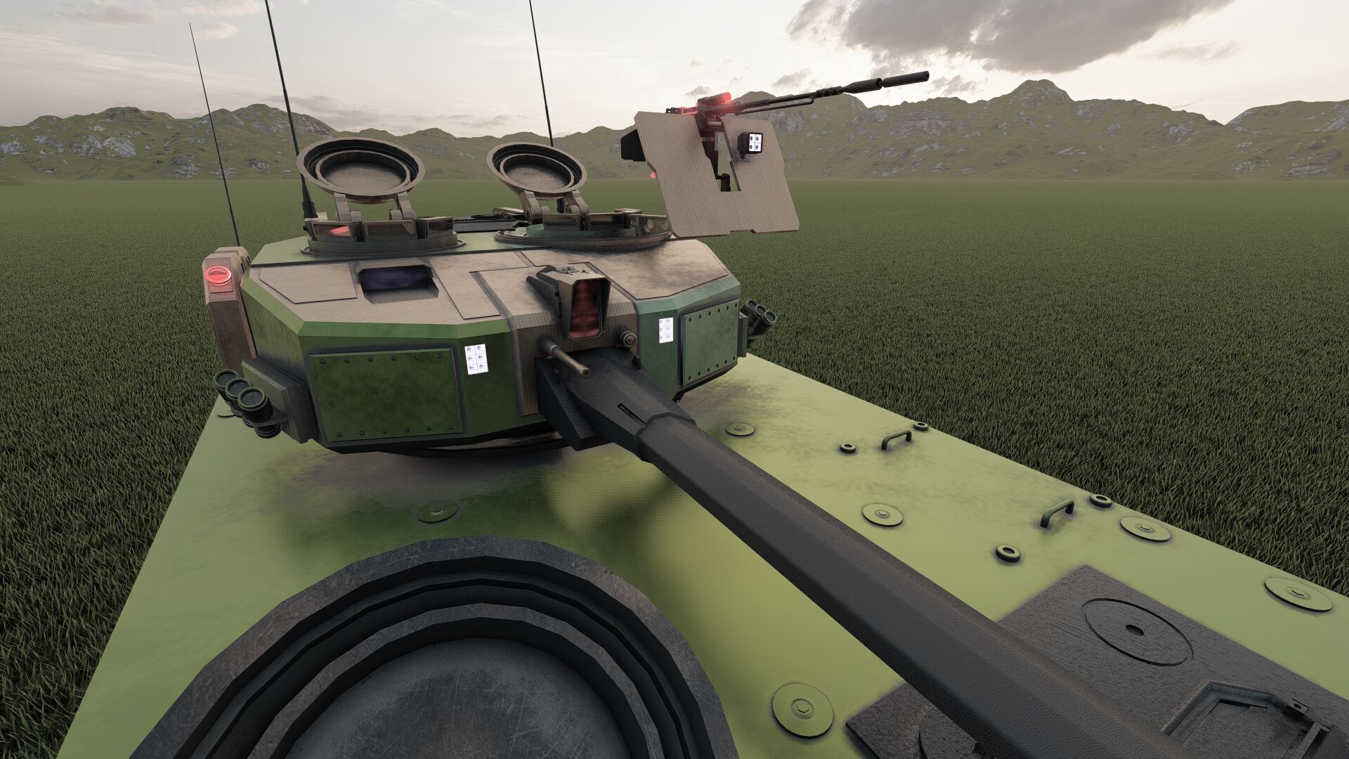 MILITARY INFANTRY VEHICLE 8X8 3D model_22