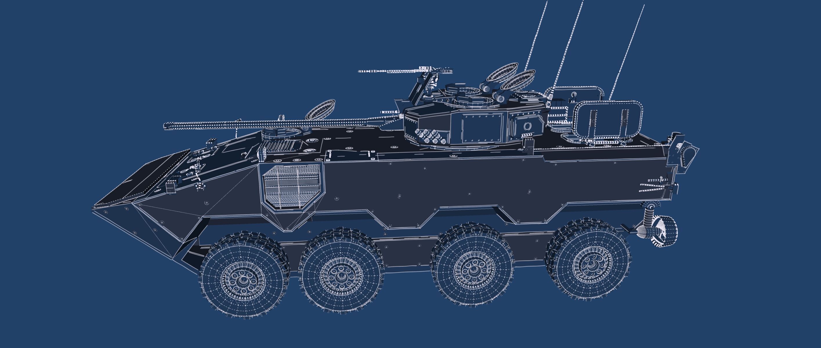 MILITARY INFANTRY VEHICLE 8X8 3D model_45