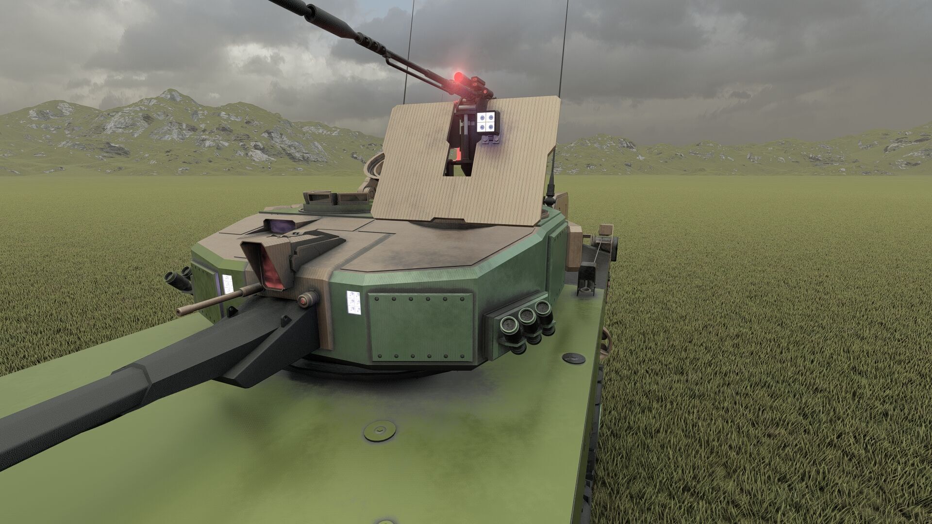 MILITARY INFANTRY VEHICLE 8X8 3D model_33