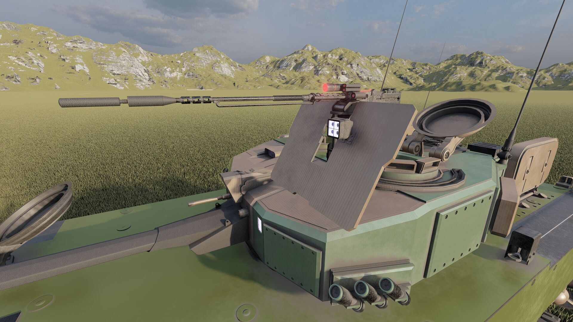 MILITARY INFANTRY VEHICLE 8X8 3D model_17