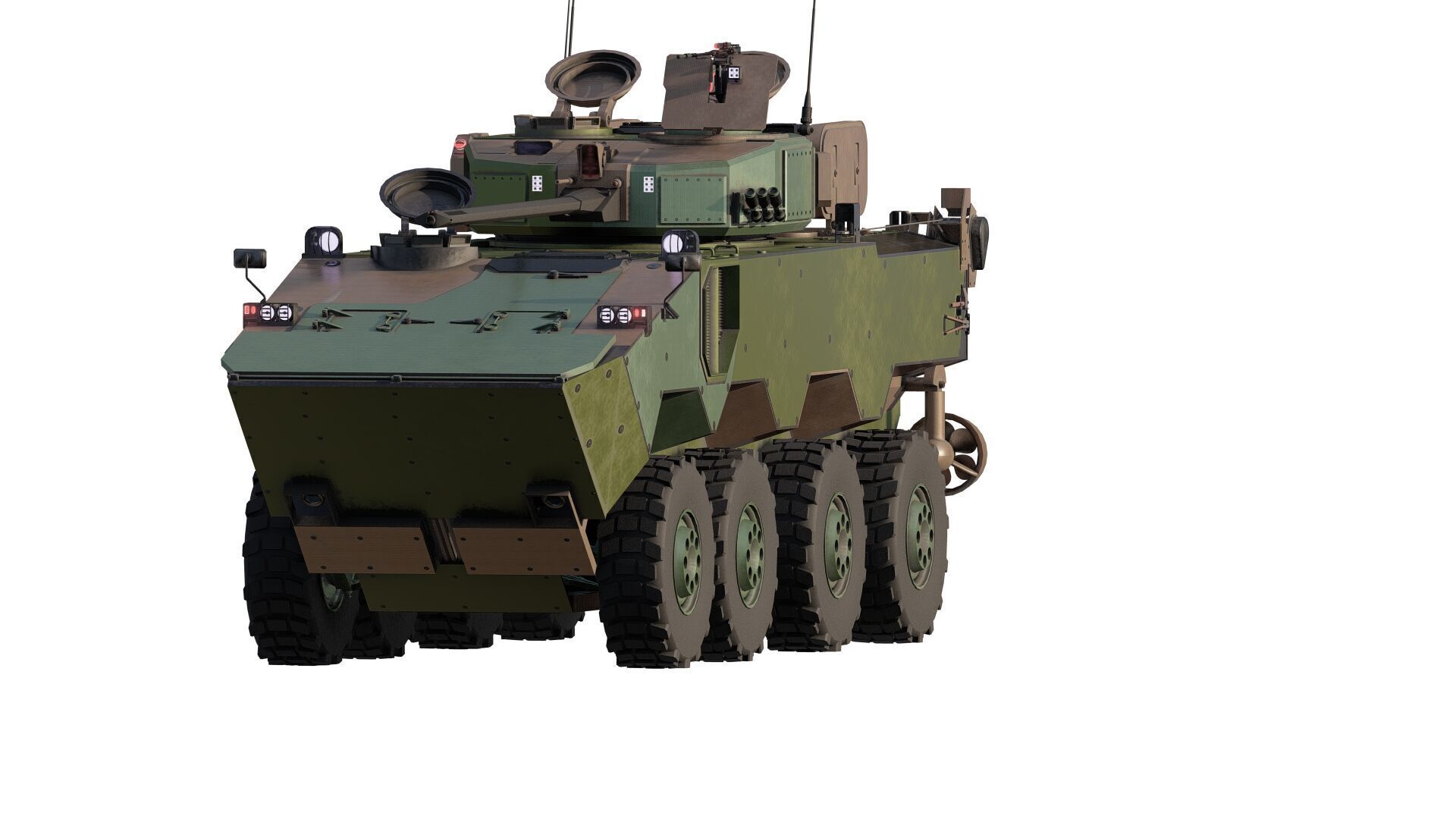 MILITARY INFANTRY VEHICLE 8X8 3D model_1