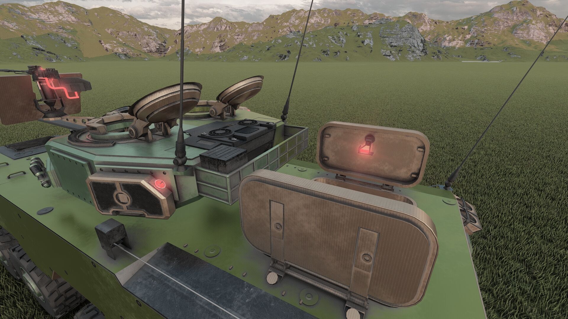 MILITARY INFANTRY VEHICLE 8X8 3D model_19