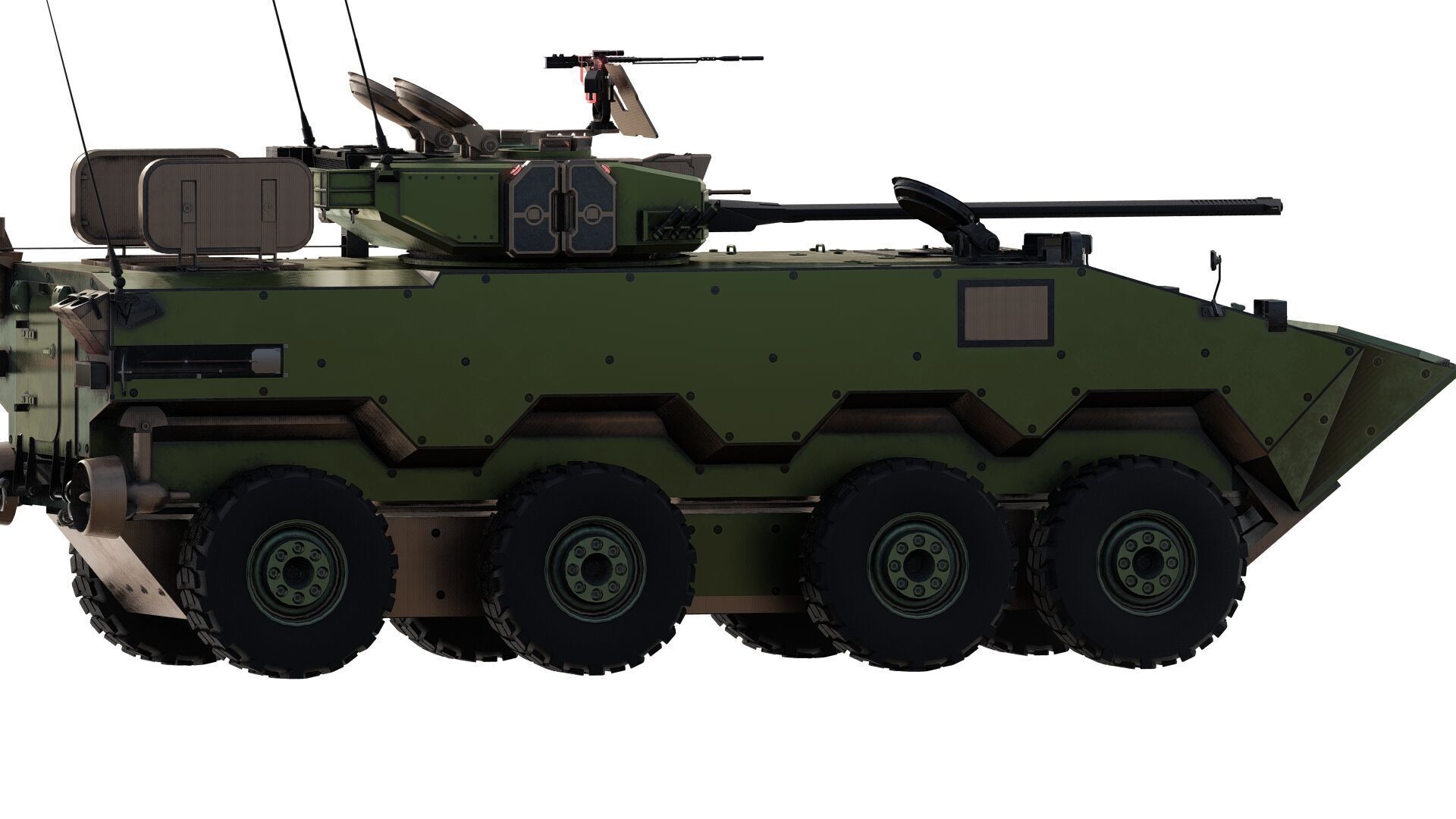 MILITARY INFANTRY VEHICLE 8X8 3D model_3
