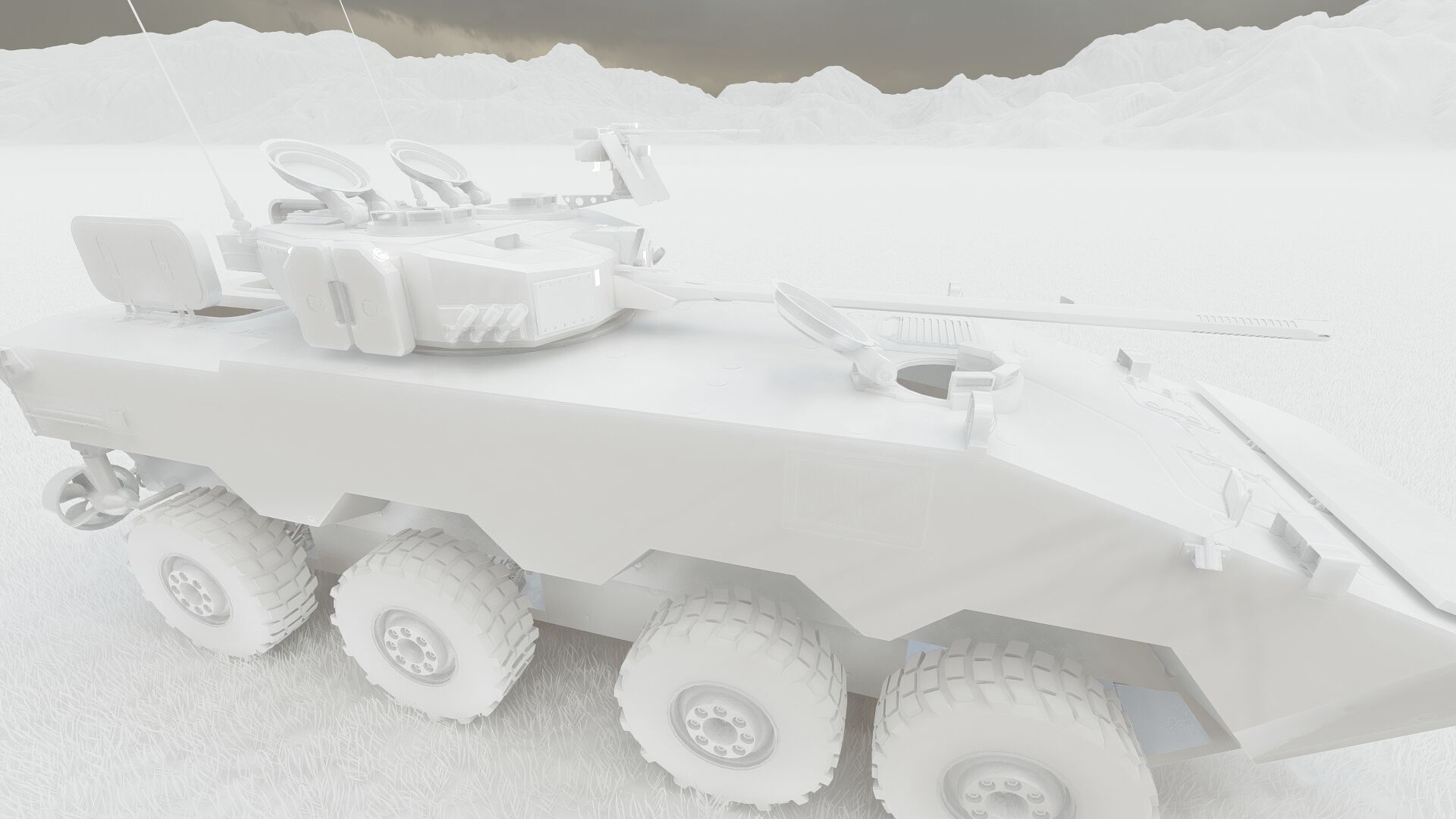 MILITARY INFANTRY VEHICLE 8X8 3D model_37