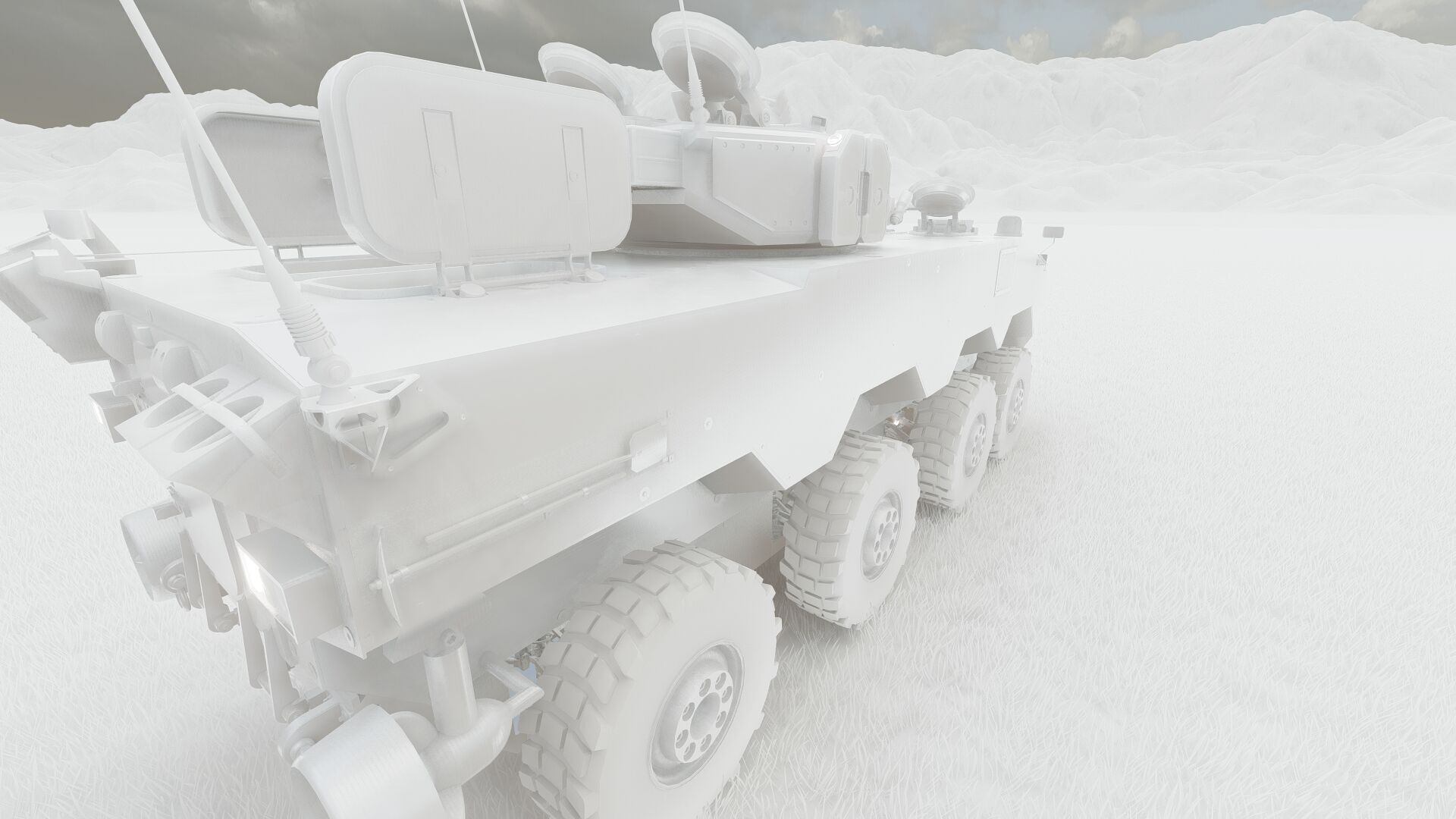 MILITARY INFANTRY VEHICLE 8X8 3D model_36