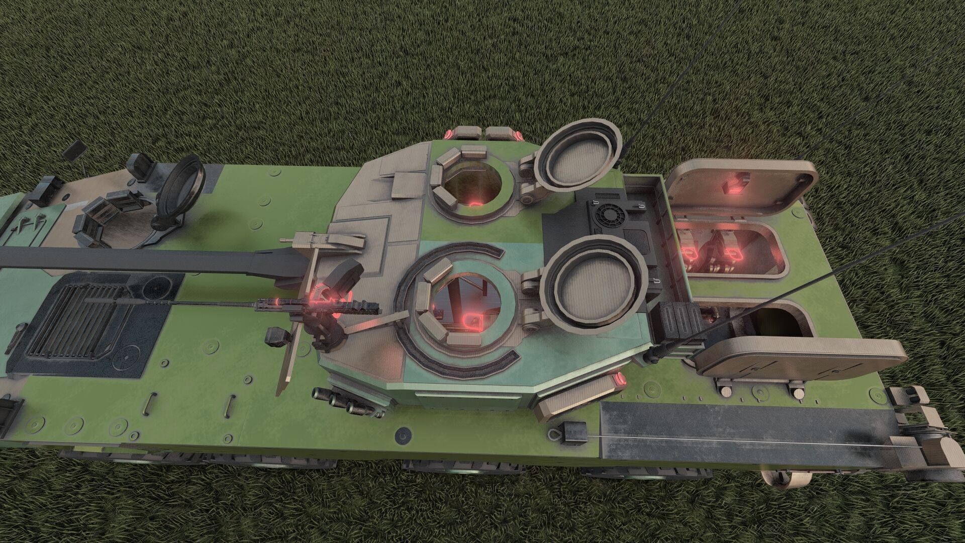 MILITARY INFANTRY VEHICLE 8X8 3D model_20