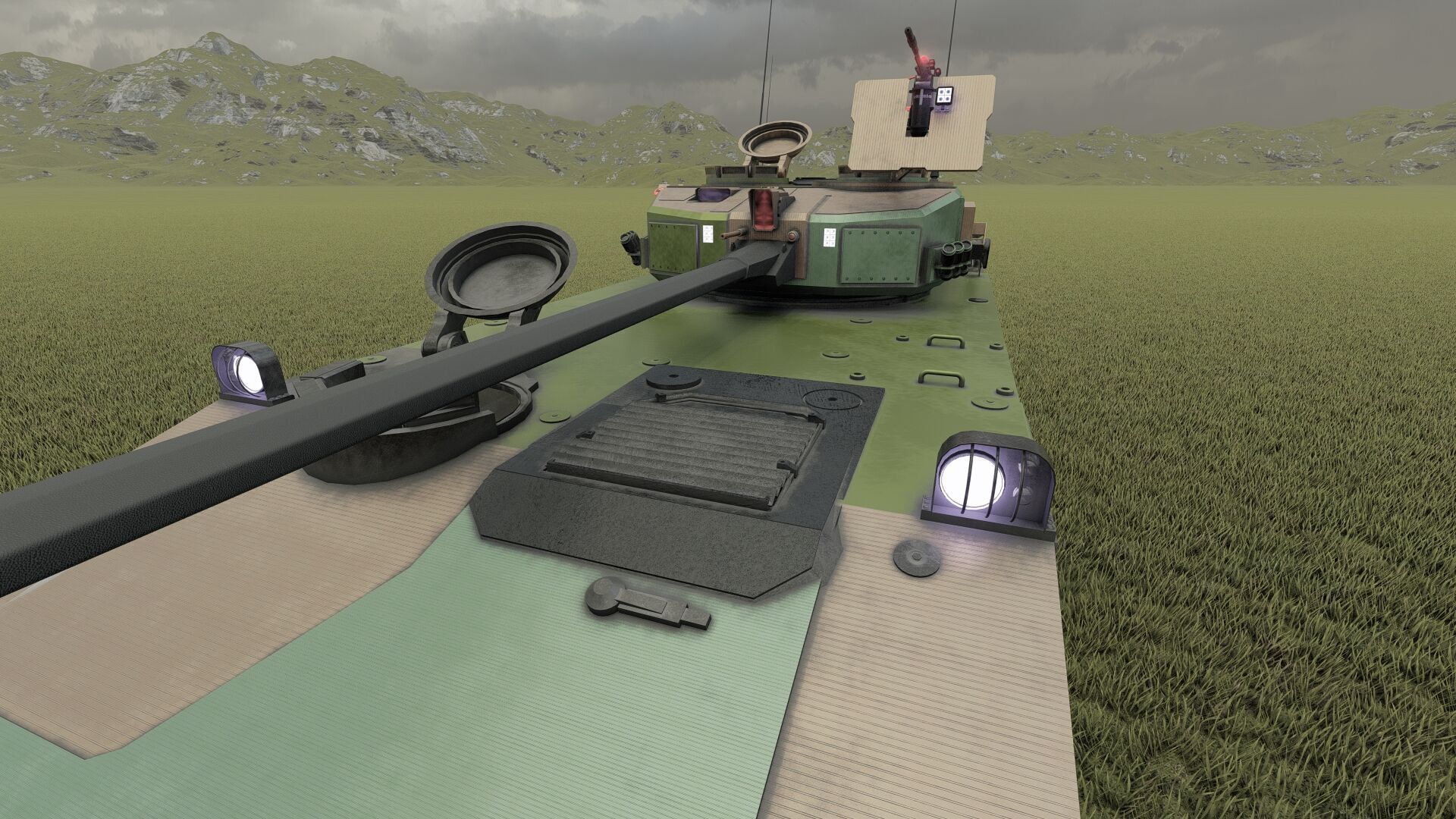 MILITARY INFANTRY VEHICLE 8X8 3D model_32