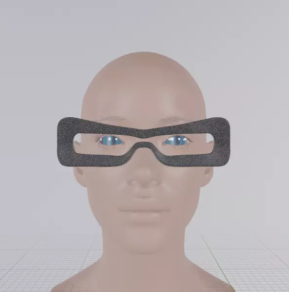Fashion mask eyewear  3D print model_0