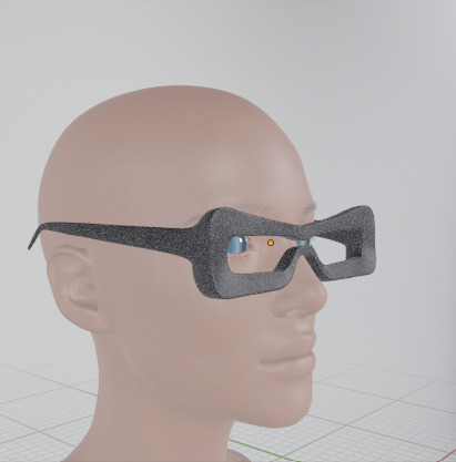 Fashion mask eyewear  3D print model_1