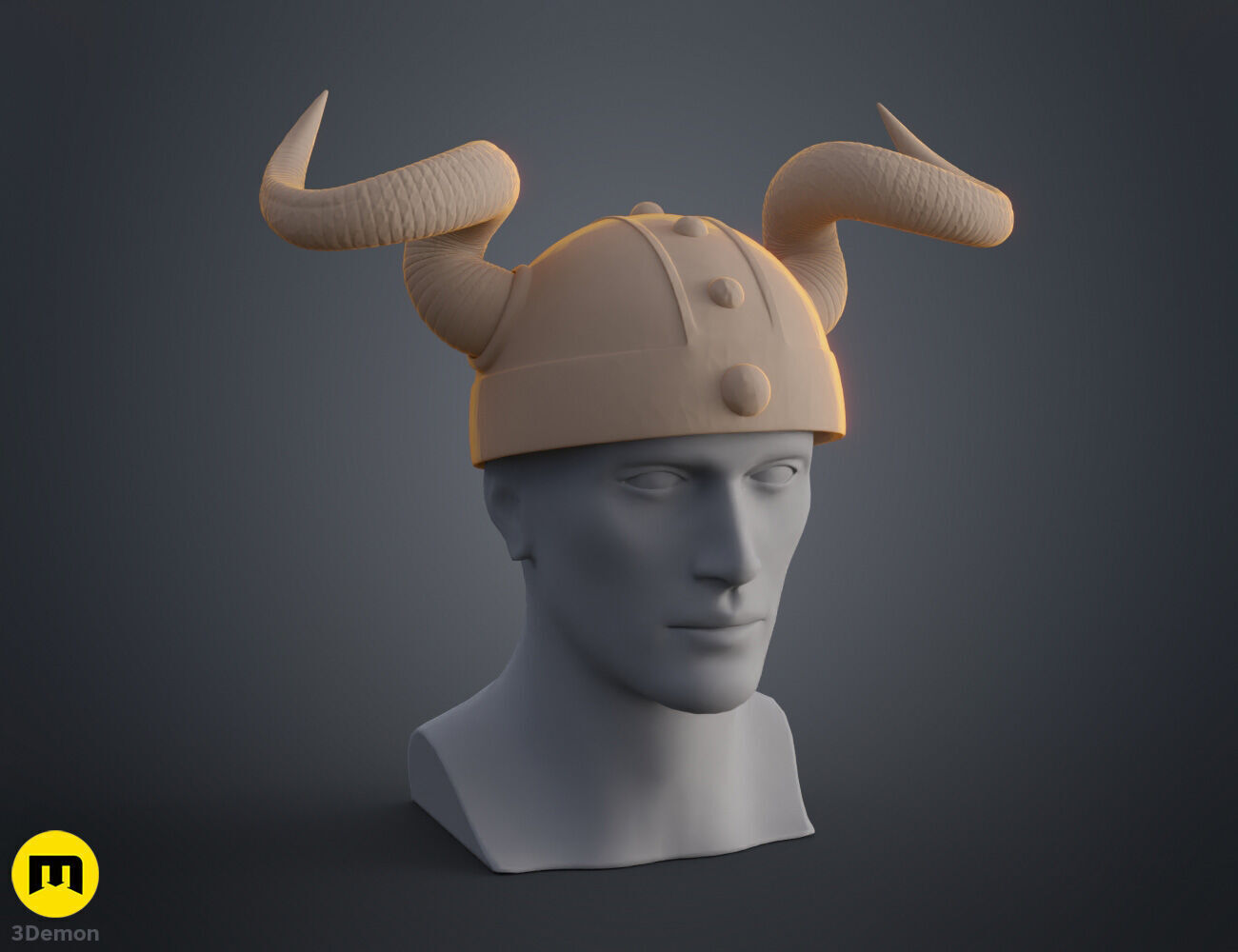 Snotlout Helmet - How To Train Your Dragon 3D print model_8