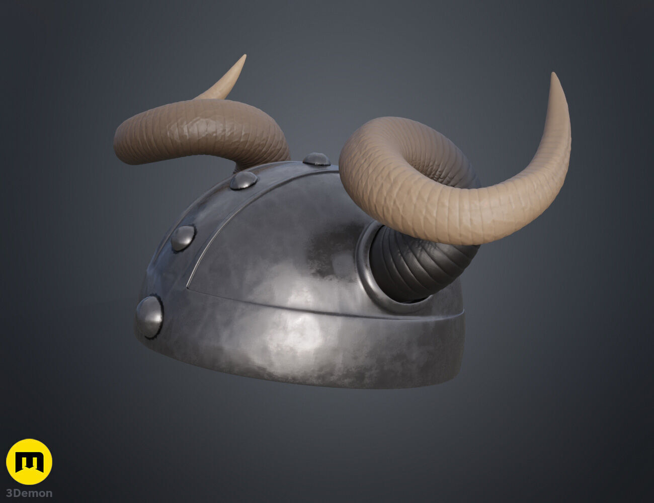Snotlout Helmet - How To Train Your Dragon 3D print model_1