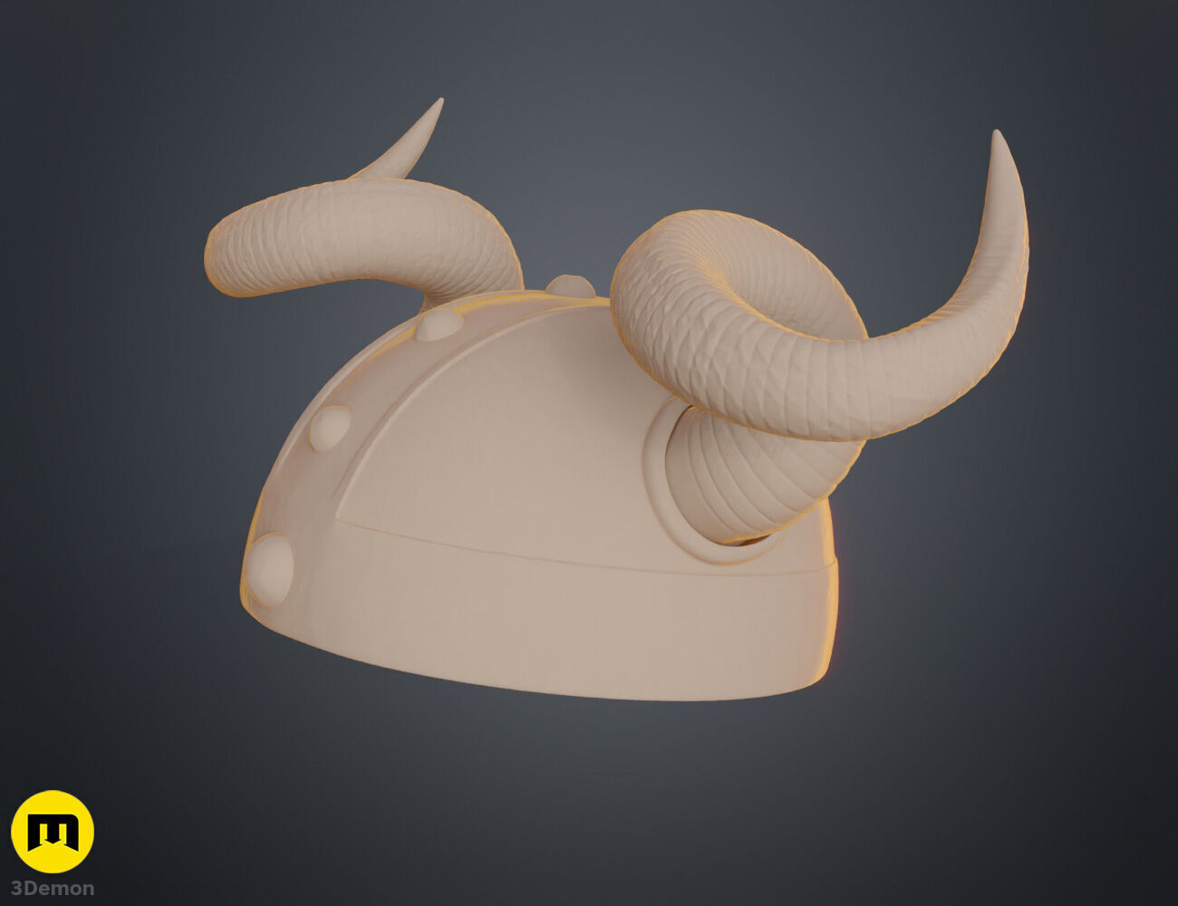 Snotlout Helmet - How To Train Your Dragon 3D print model_10