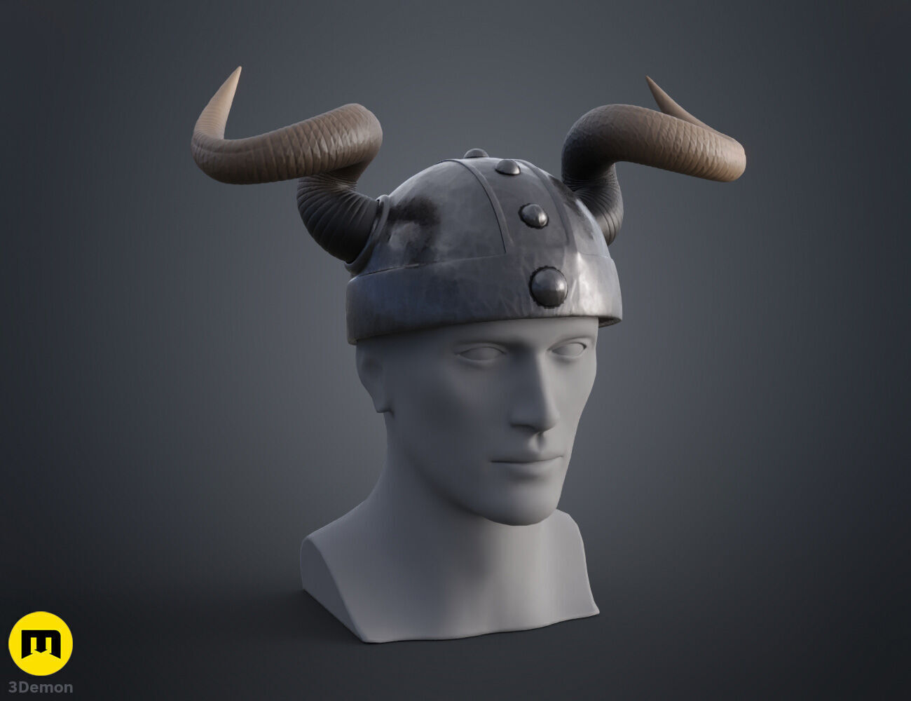 Snotlout Helmet - How To Train Your Dragon 3D print model_3