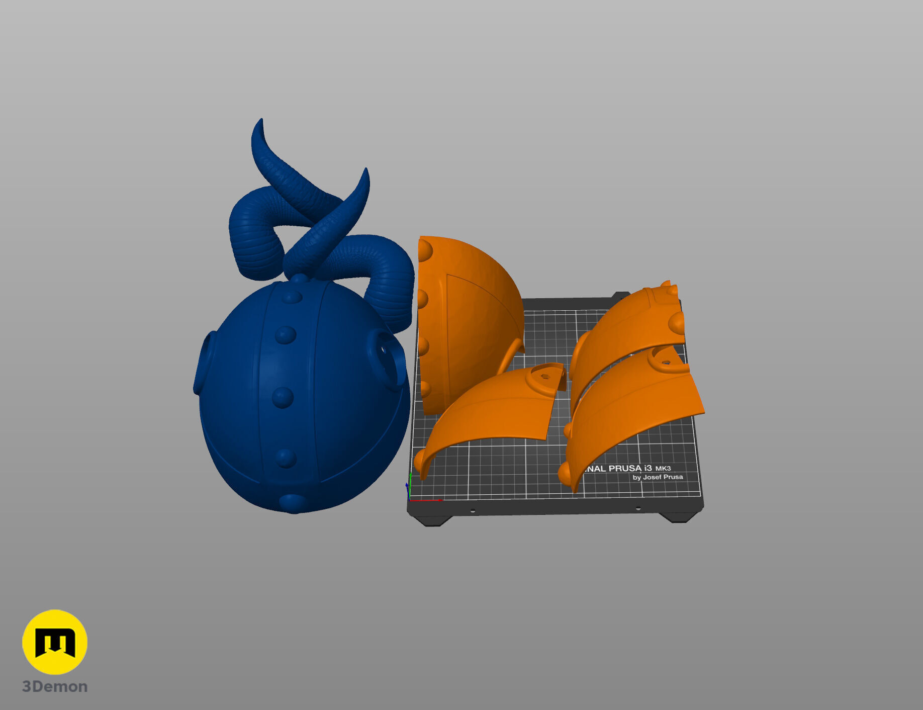 Snotlout Helmet - How To Train Your Dragon 3D print model_5