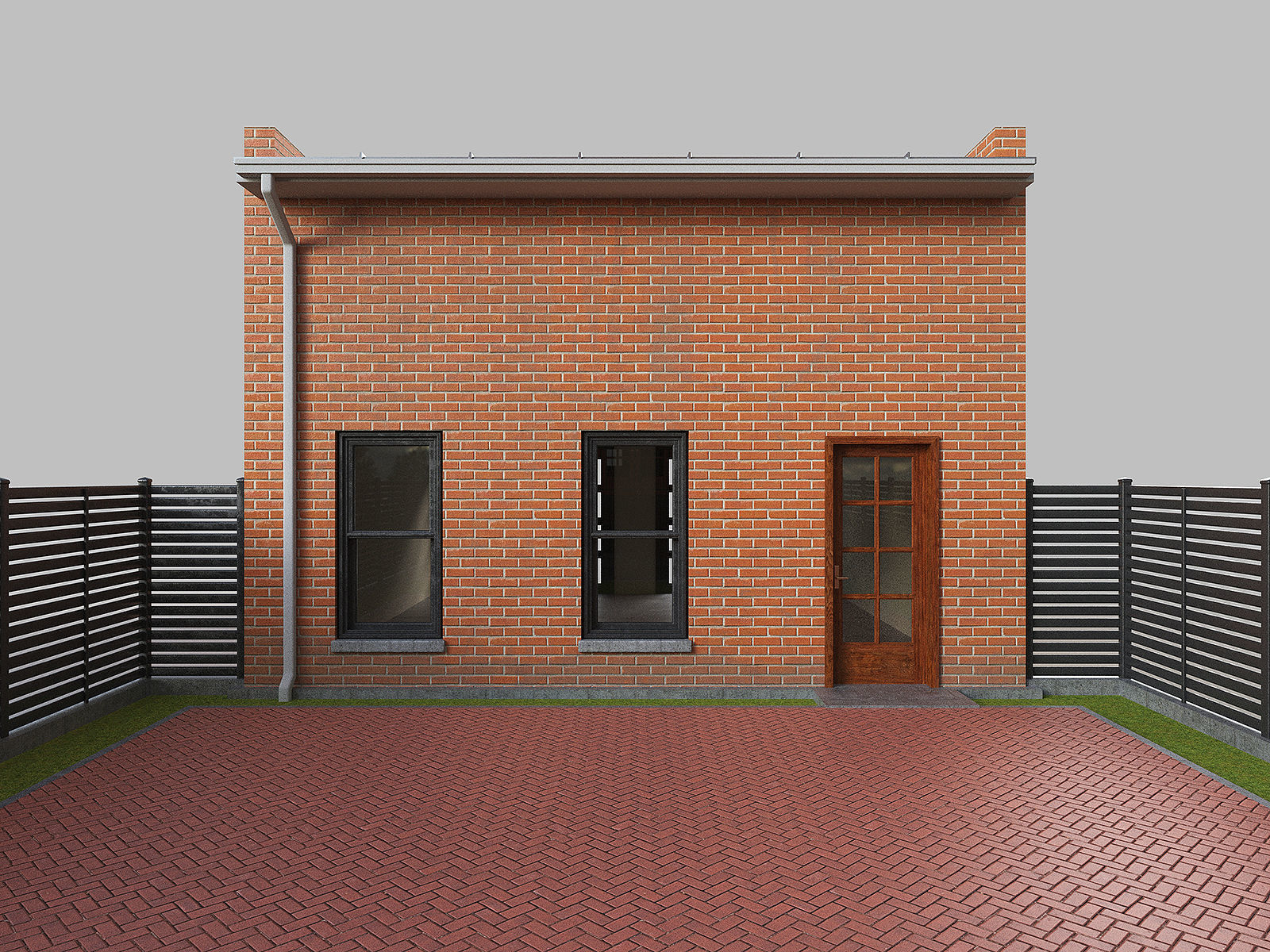 Brownstone townhouse 3D model_7