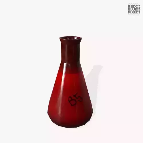 Flask V01 Low-poly 3D model