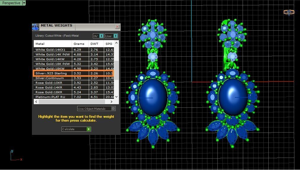 Cluster Earrings 3D print model_4
