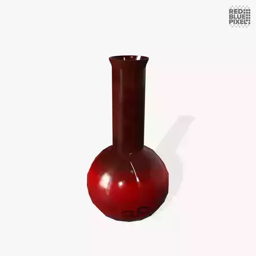 Flask V02 Low-poly 3D model