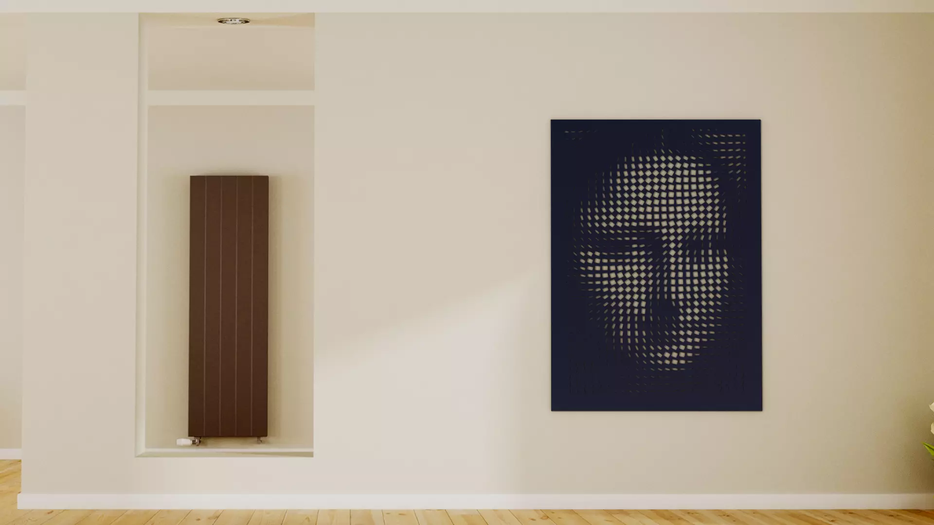 Halftone wall sticker Monalisa 01 3D print model