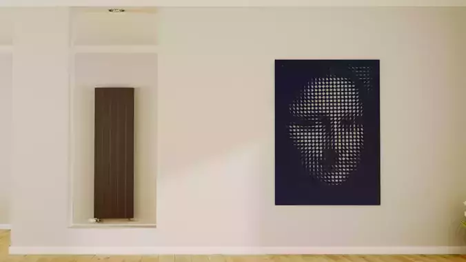 Halftone wall sticker Monalisa 01