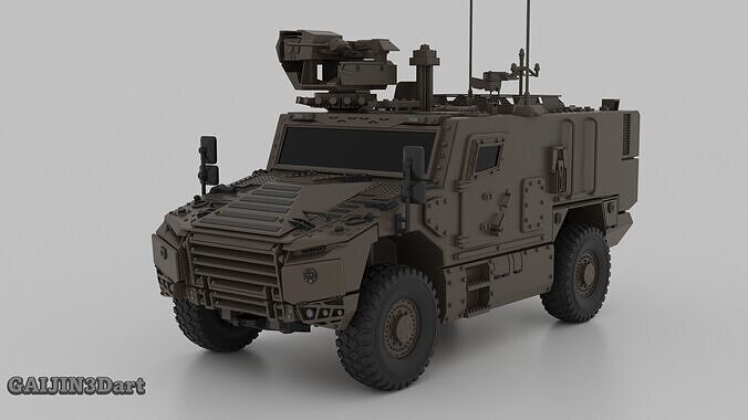 Serval Tactical MRAP Vehicle  3D model