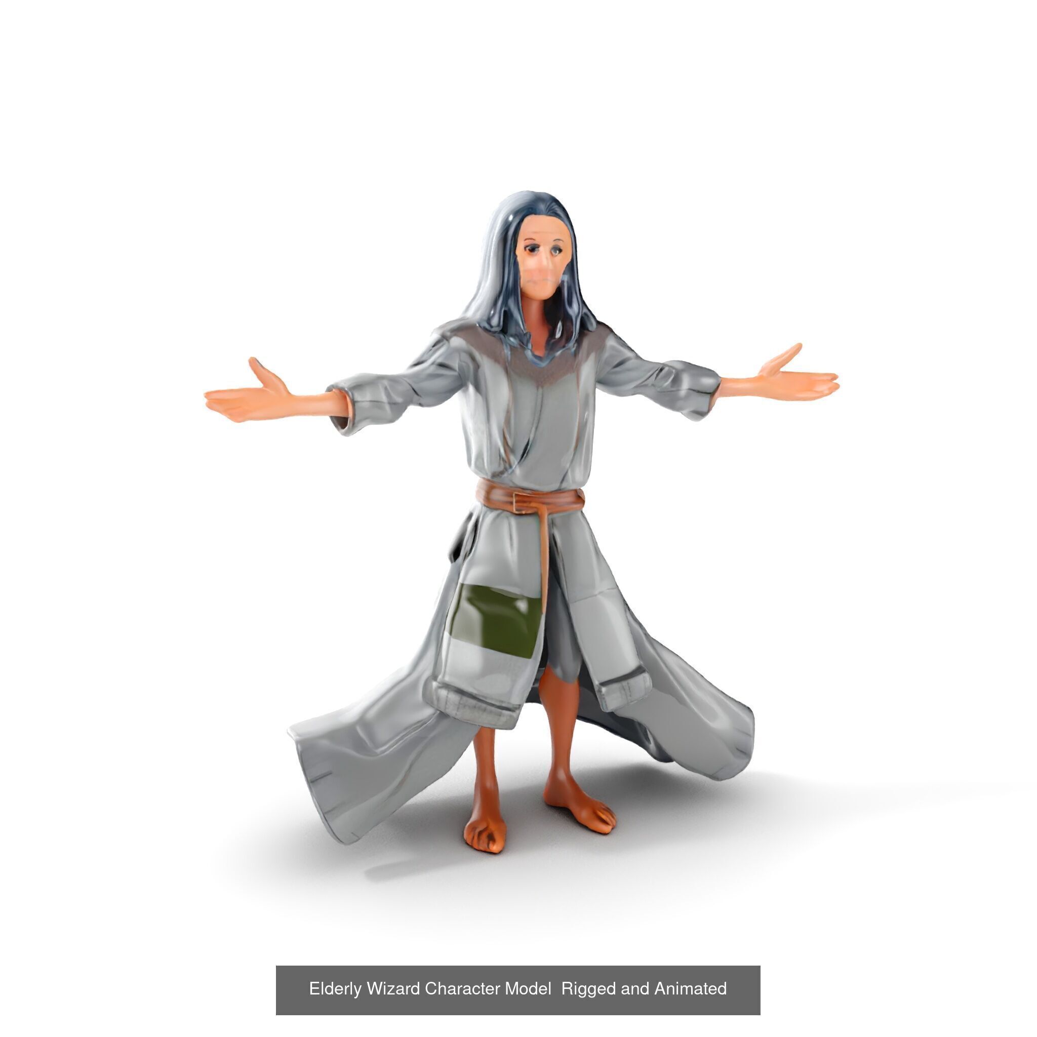 Medieval Villagers Pack 3D Model Collection_23