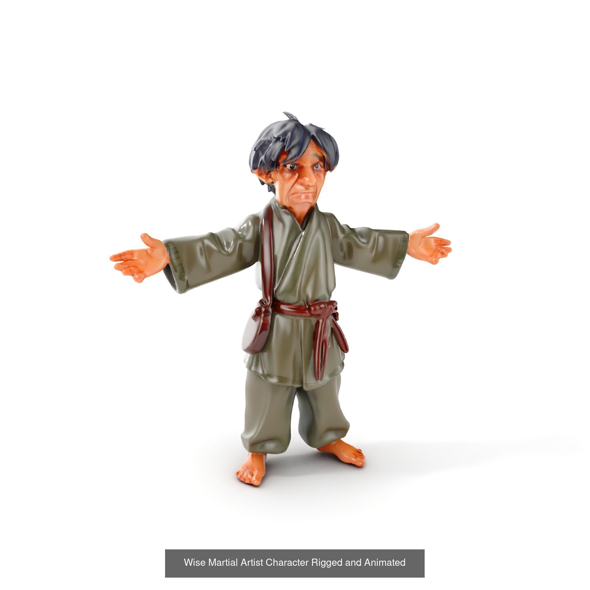 Medieval Villagers Pack 3D Model Collection_26