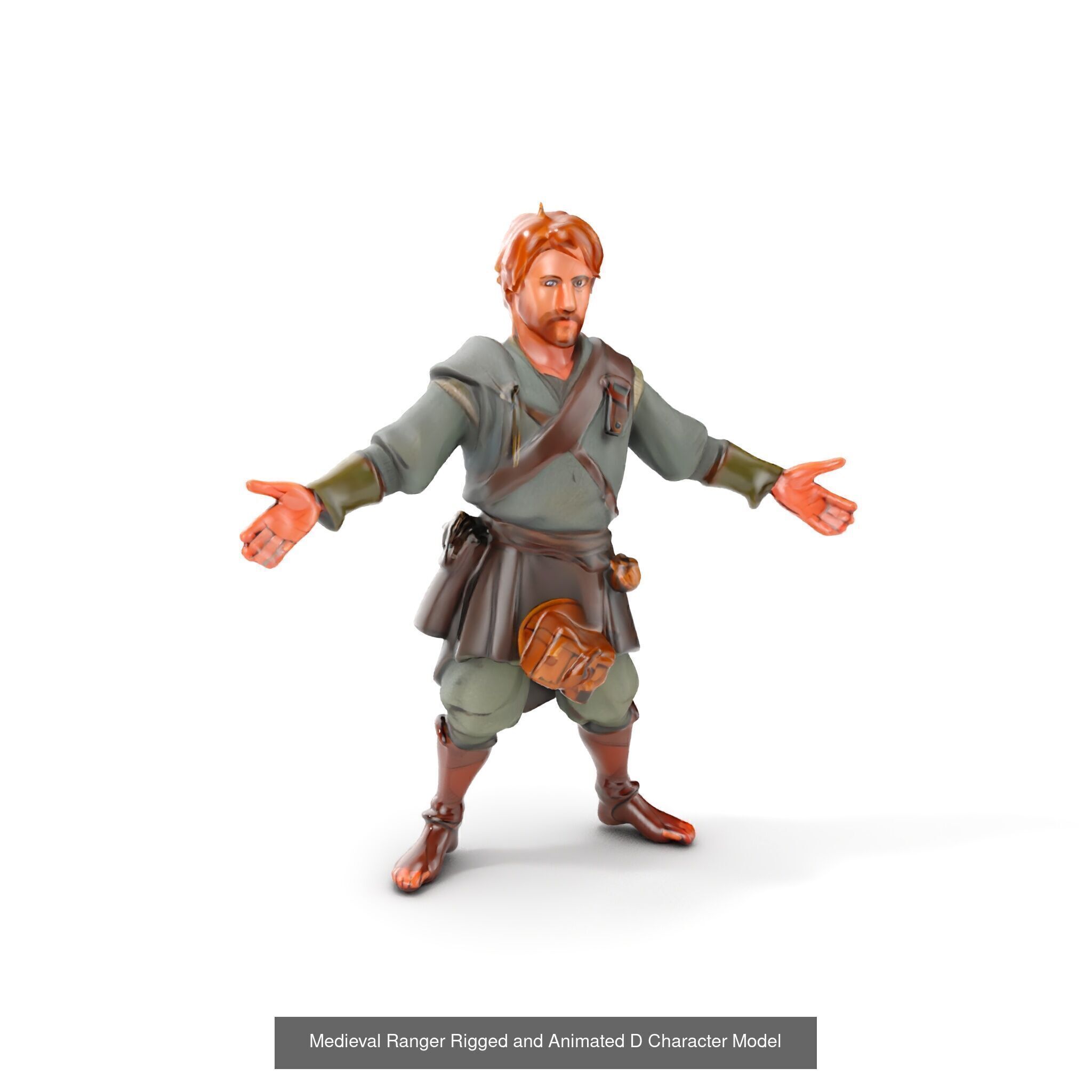 Medieval Villagers Pack 3D Model Collection_27