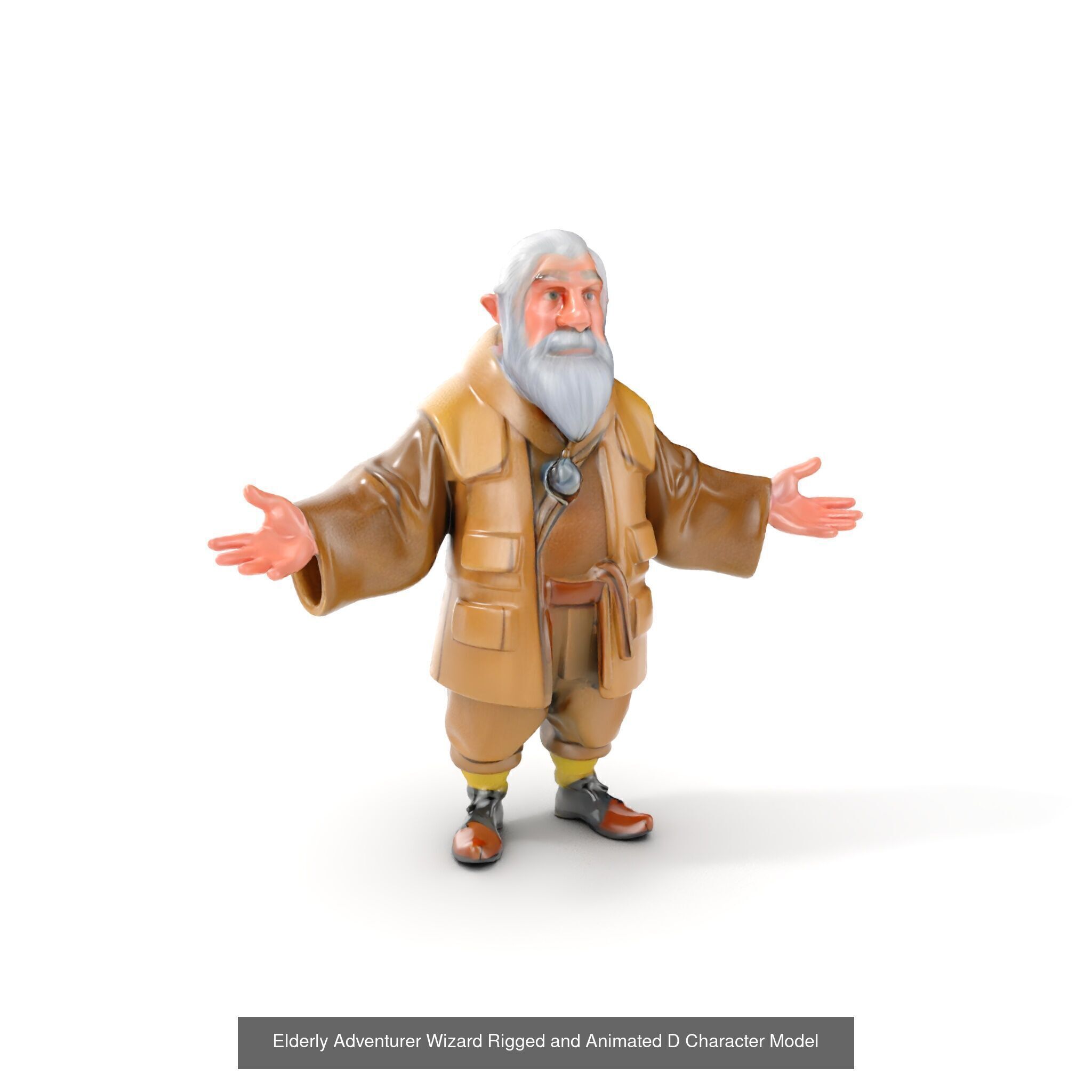 Medieval Villagers Pack 3D Model Collection_28