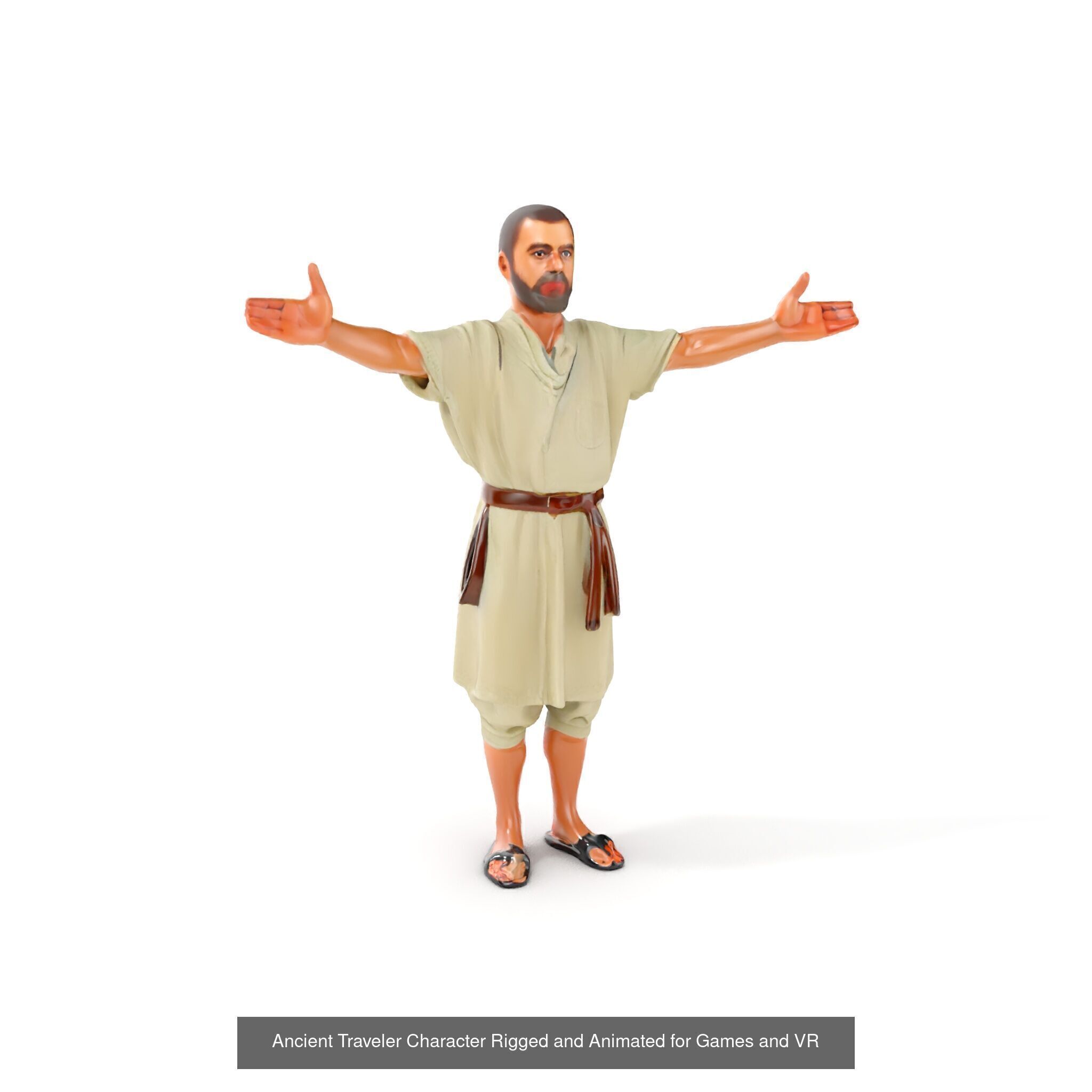 Medieval Villagers Pack 3D Model Collection_36